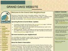 Tablet Screenshot of grandoakscorvallis.com